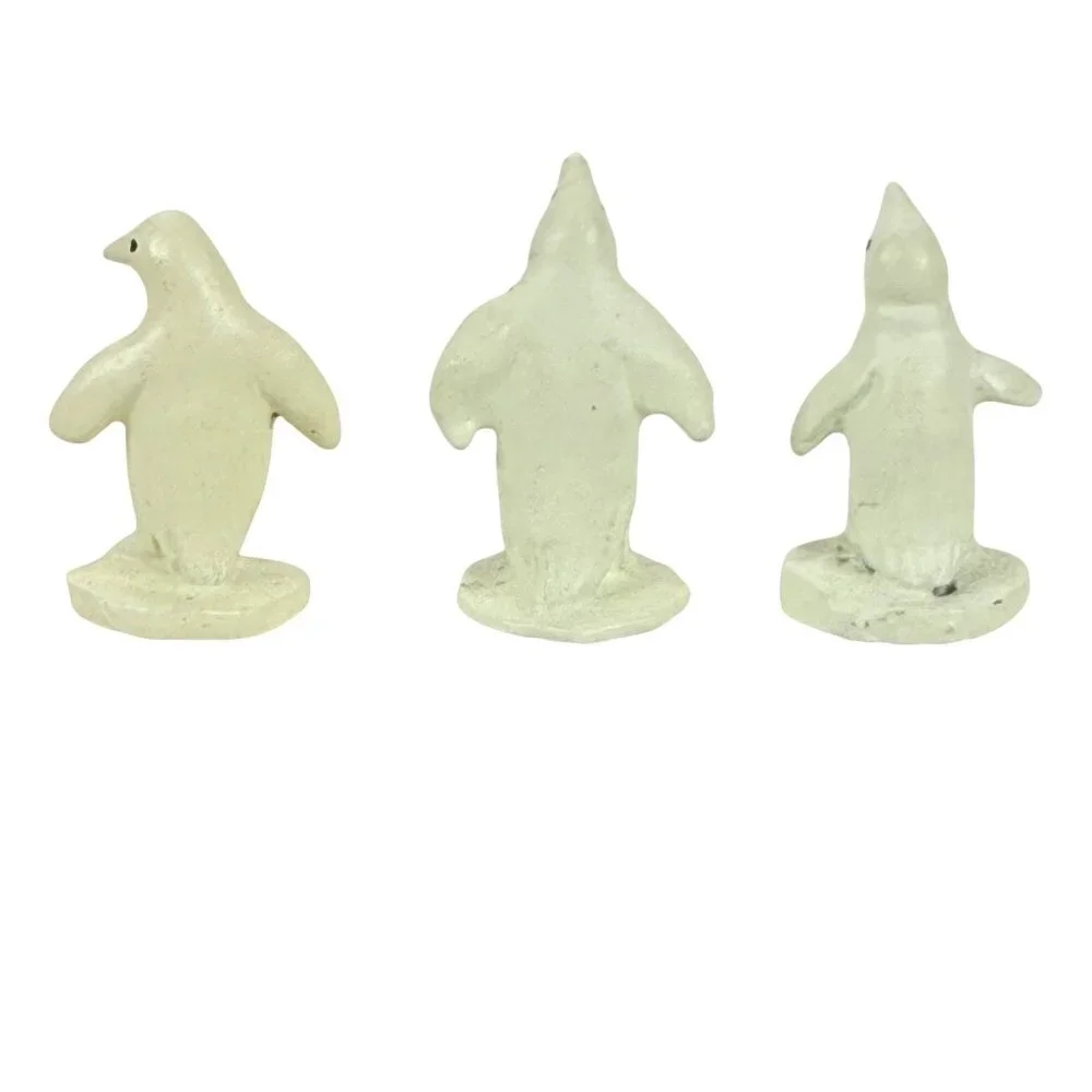Snowbabies Dept 56 Helpful Friends Pewter Miniature Set of 4 7608-2 Hand Painted